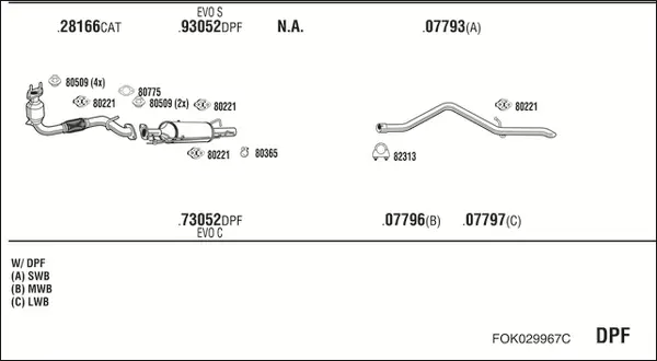 Изпускателна система WALKER              