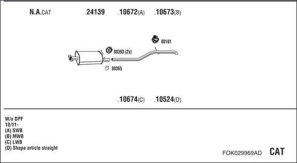 Изпускателна система WALKER              