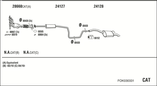 Изпускателна система WALKER              