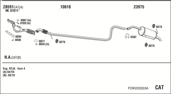 Изпускателна система WALKER              