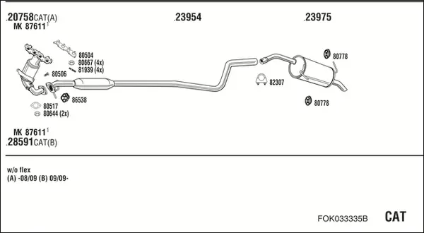 Изпускателна система WALKER              