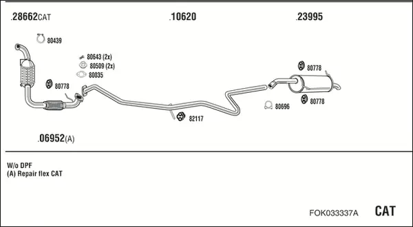 Изпускателна система WALKER              