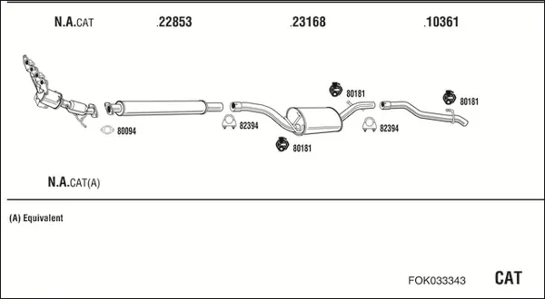 Изпускателна система WALKER              