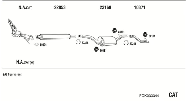 Изпускателна система WALKER              
