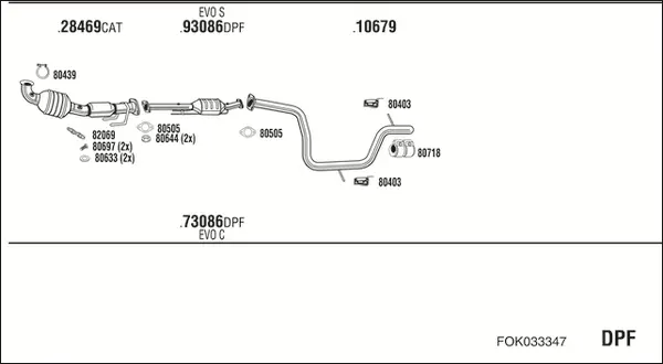 Изпускателна система WALKER              