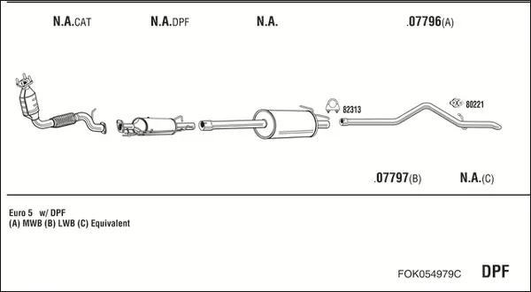 Изпускателна система WALKER              