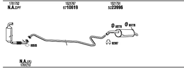 Изпускателна система WALKER              