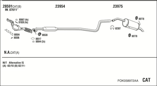 Изпускателна система WALKER              