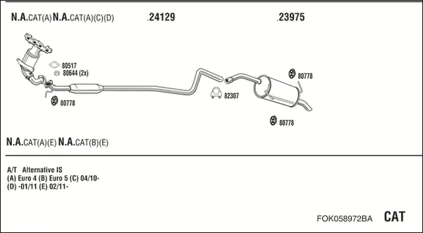 Изпускателна система WALKER              