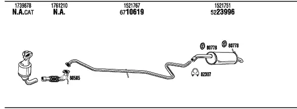 Изпускателна система WALKER              