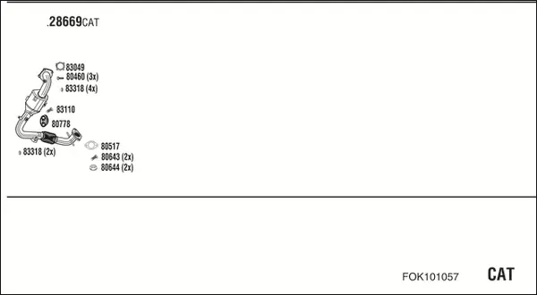 Изпускателна система WALKER              