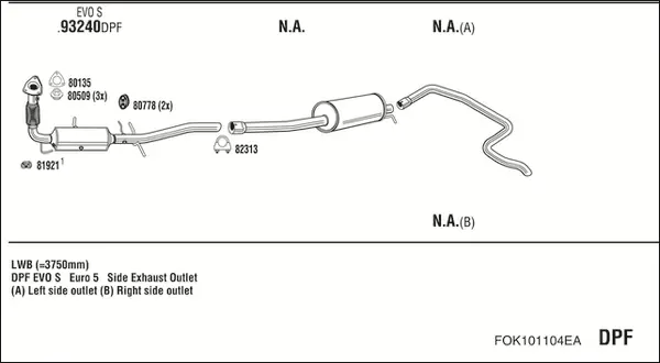 Изпускателна система WALKER              