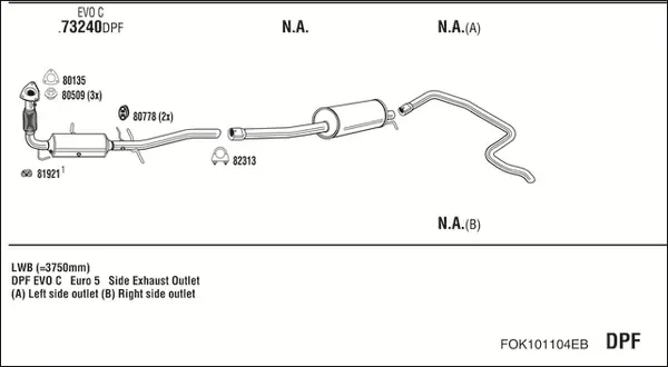 Изпускателна система WALKER              