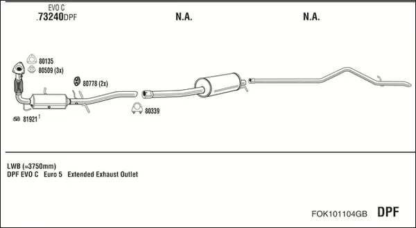 Изпускателна система WALKER              