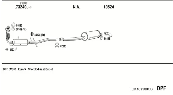 Изпускателна система WALKER              