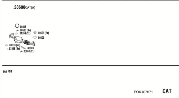 Изпускателна система WALKER              