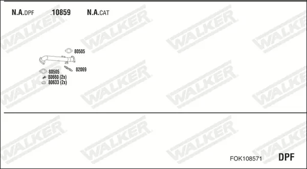 Изпускателна система WALKER              