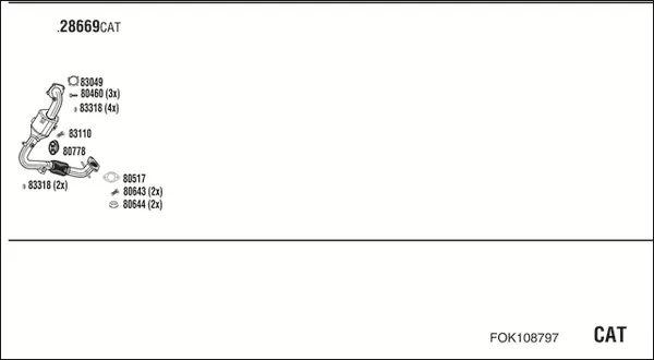 Изпускателна система WALKER              