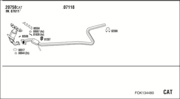 Изпускателна система WALKER              