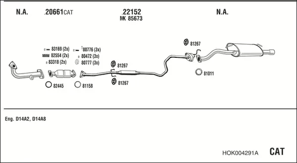 Изпускателна система WALKER              