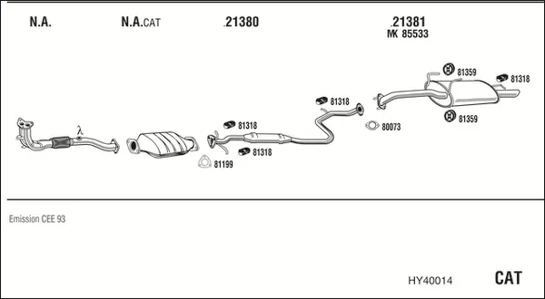 Изпускателна система WALKER              