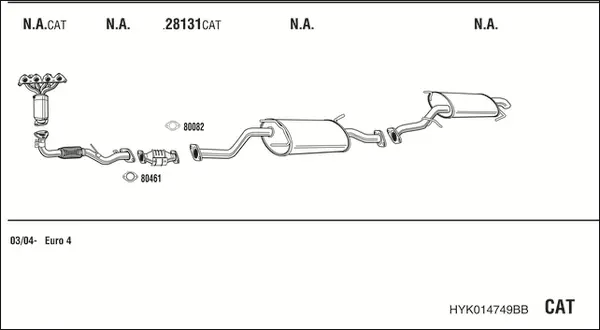 Изпускателна система WALKER              