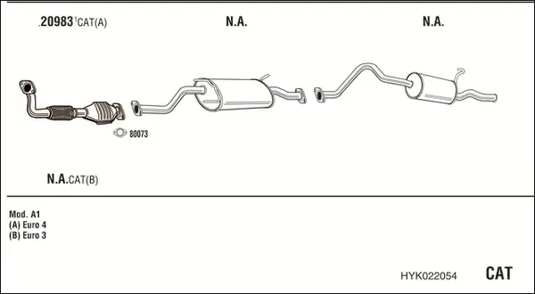 Изпускателна система WALKER              