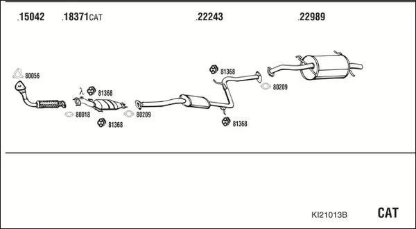 Изпускателна система WALKER              