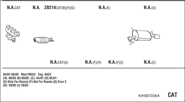Изпускателна система WALKER              
