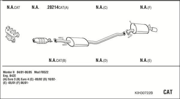 Изпускателна система WALKER              