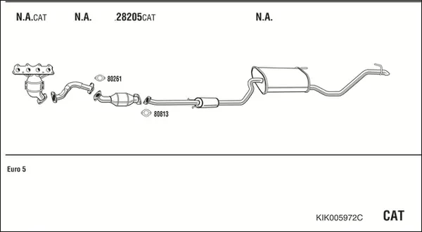 Изпускателна система WALKER              