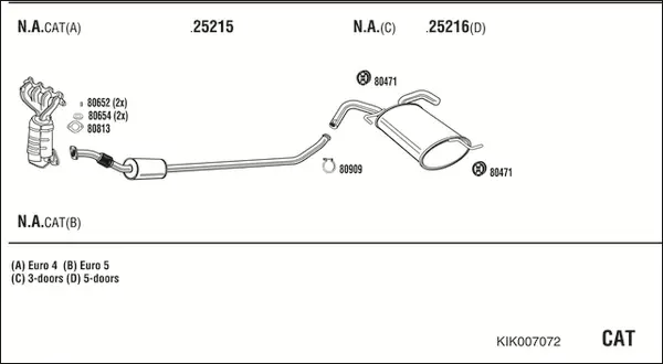 Изпускателна система WALKER              