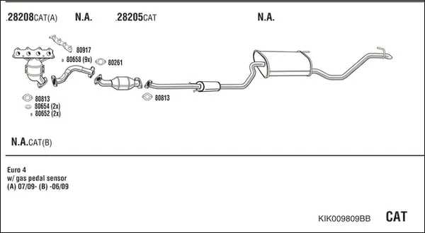 Изпускателна система WALKER              