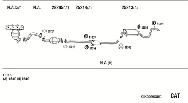 Изпускателна система WALKER              