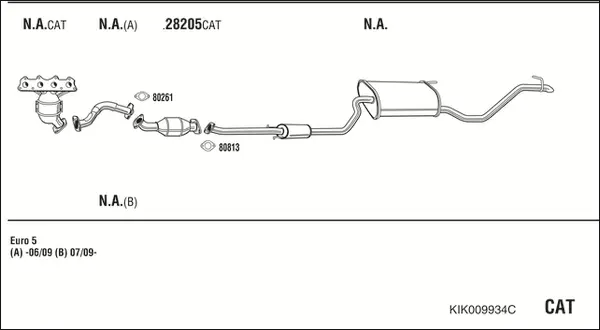 Изпускателна система WALKER              