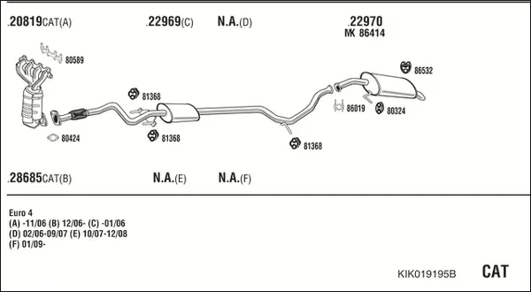 Изпускателна система WALKER              