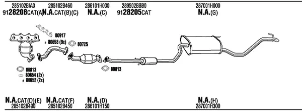 Изпускателна система WALKER              