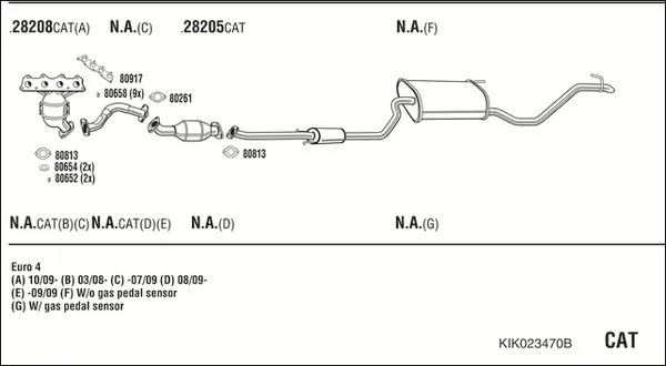 Изпускателна система WALKER              