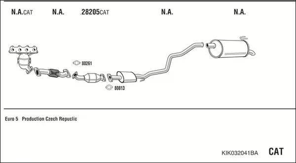 Изпускателна система WALKER              