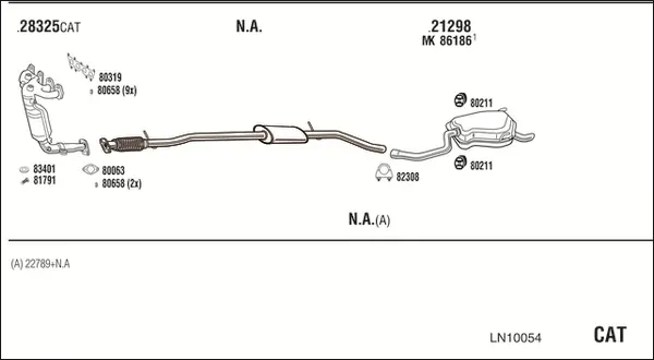 Изпускателна система WALKER              