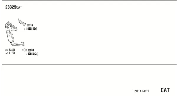 Изпускателна система WALKER              