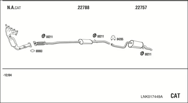Изпускателна система WALKER              