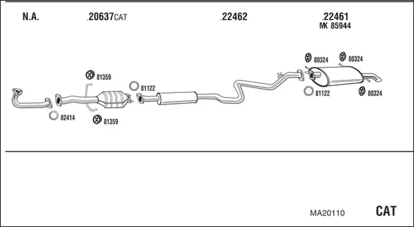 Изпускателна система WALKER              