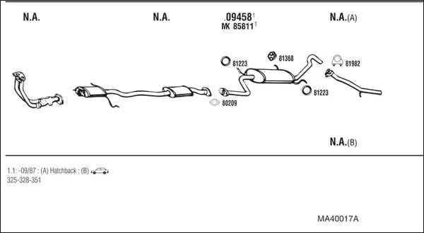 Изпускателна система WALKER              