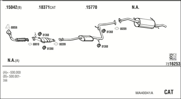 Изпускателна система WALKER              