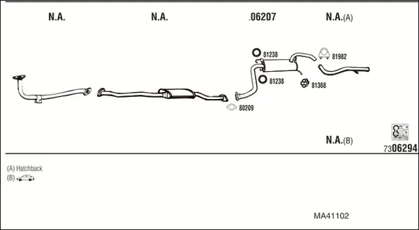 Изпускателна система WALKER              