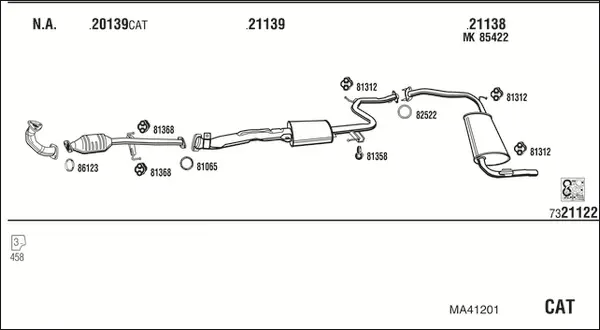 Изпускателна система WALKER              