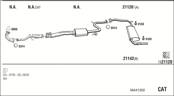 Изпускателна система WALKER              