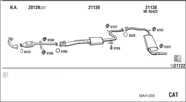 Изпускателна система WALKER              