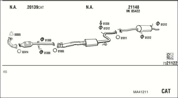 Изпускателна система WALKER              
